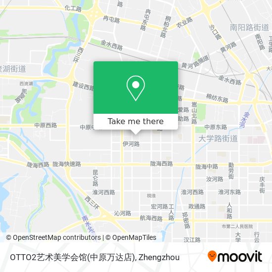OTTO2艺术美学会馆(中原万达店) map