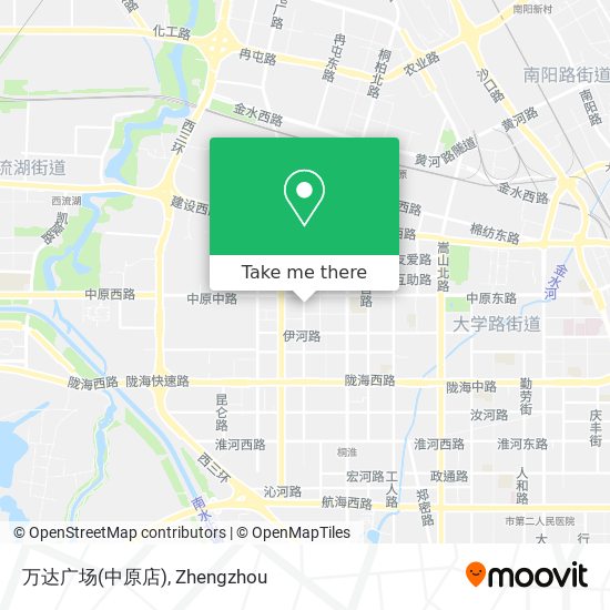 万达广场(中原店) map