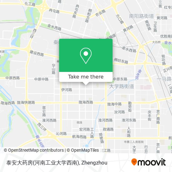 泰安大药房(河南工业大学西南) map