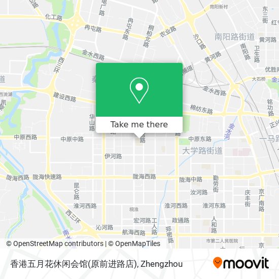 How To Get To 香港五月花休闲会馆 原前进路店 In 中原区by Metro Or Bus