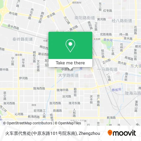 火车票代售处(中原东路101号院东南) map