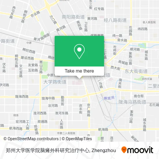 郑州大学医学院脑瘫外科研究治疗中心 map