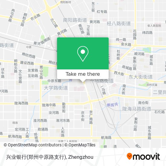 兴业银行(郑州中原路支行) map
