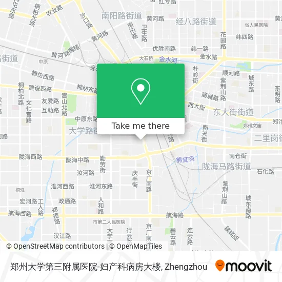 郑州大学第三附属医院-妇产科病房大楼 map