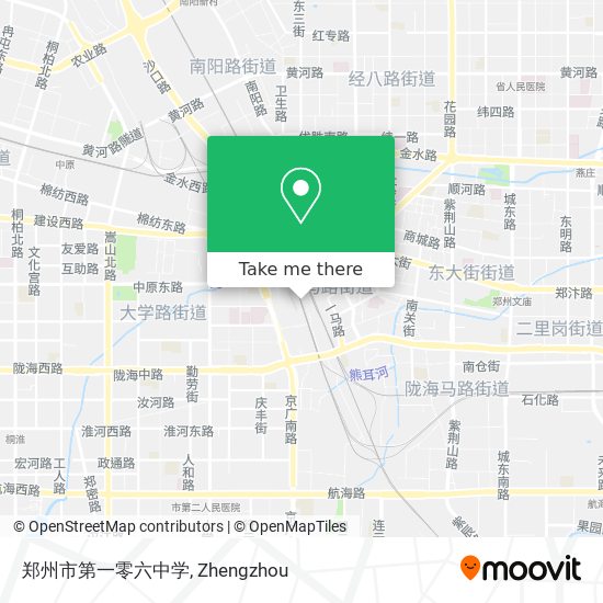 郑州市第一零六中学 map