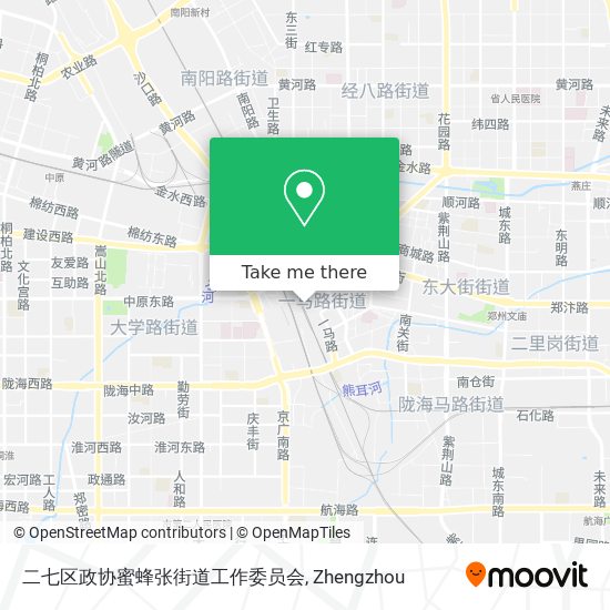 二七区政协蜜蜂张街道工作委员会 map