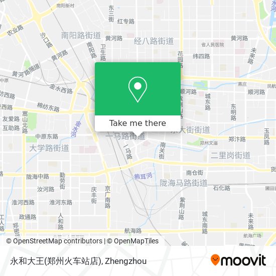 永和大王(郑州火车站店) map