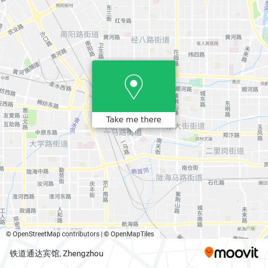 铁道通达宾馆 map