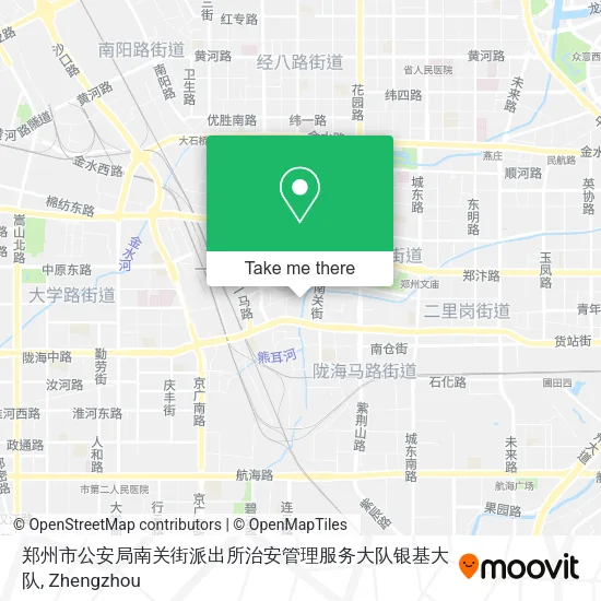 郑州市公安局南关街派出所治安管理服务大队银基大队 map