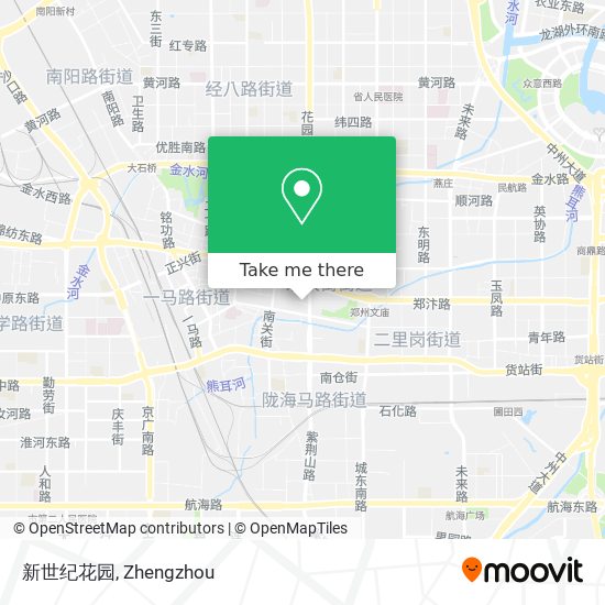 新世纪花园 map