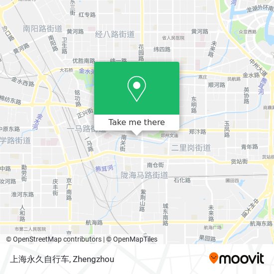 上海永久自行车 map