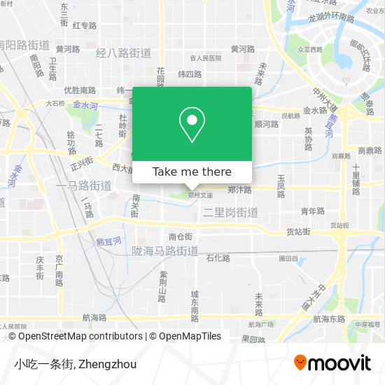 小吃一条街 map