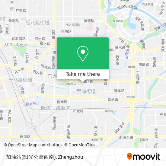 加油站(阳光公寓西南) map