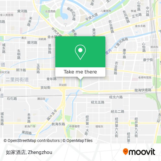 如家酒店 map