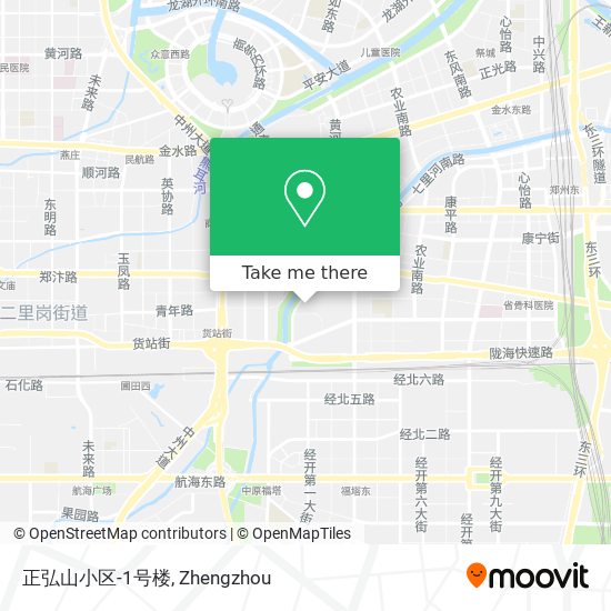 正弘山小区-1号楼 map