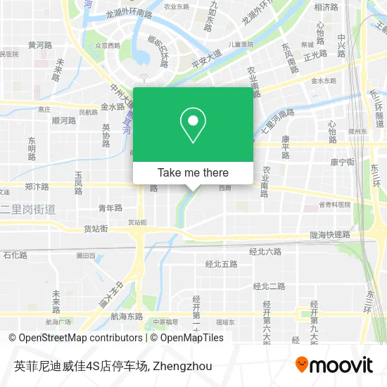 英菲尼迪威佳4S店停车场 map