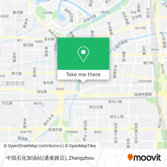 中国石化加油站(通泰路店) map