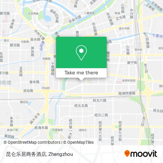 昆仑乐居商务酒店 map