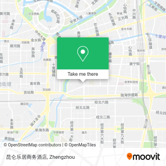 昆仑乐居商务酒店 map