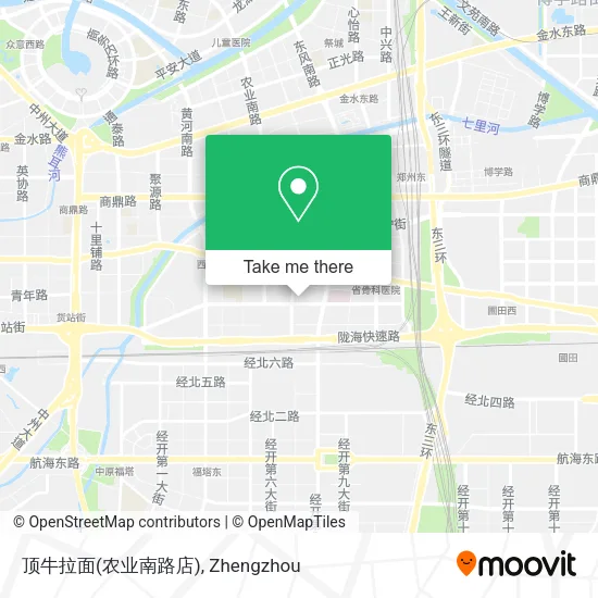 顶牛拉面(农业南路店) map