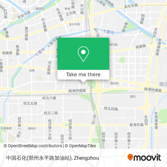 中国石化(郑州永平路加油站) map