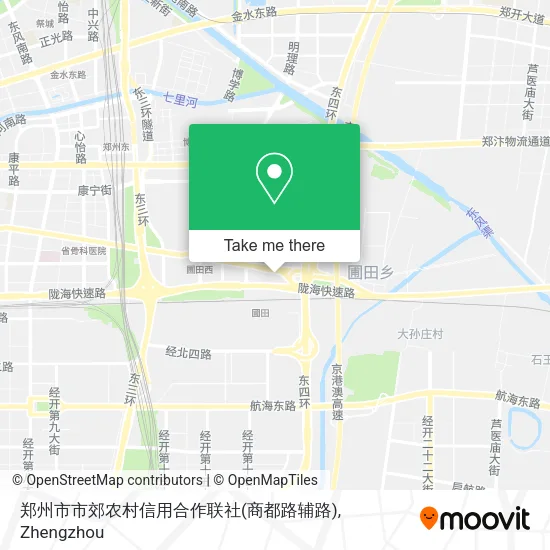 郑州市市郊农村信用合作联社(商都路辅路) map