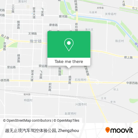 越无止境汽车驾控体验公园 map