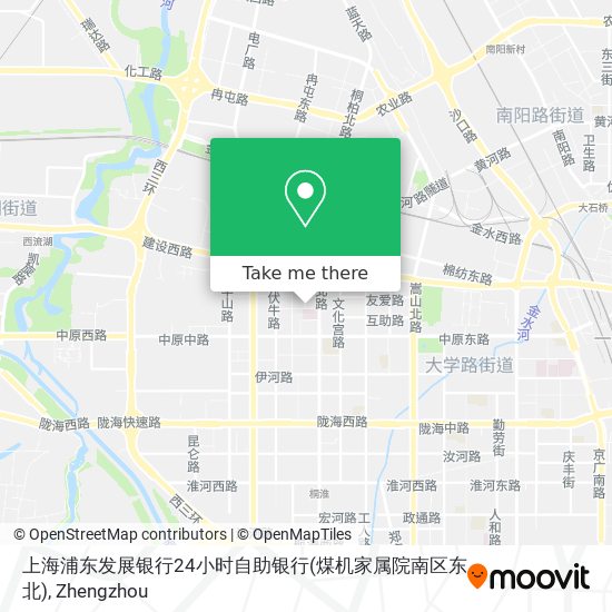 上海浦东发展银行24小时自助银行(煤机家属院南区东北) map