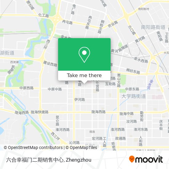 六合幸福门二期销售中心 map