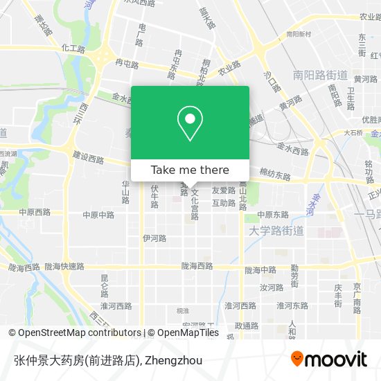 张仲景大药房(前进路店) map