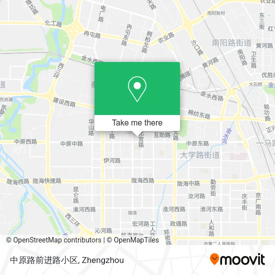 中原路前进路小区 map