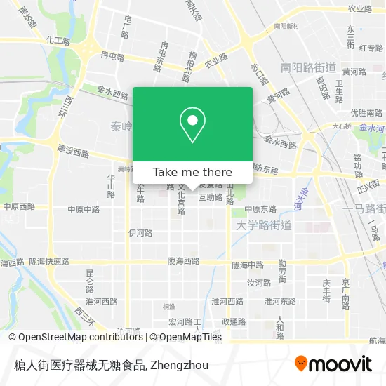 糖人街医疗器械无糖食品 map