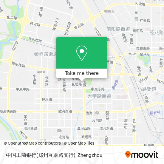中国工商银行(郑州互助路支行) map