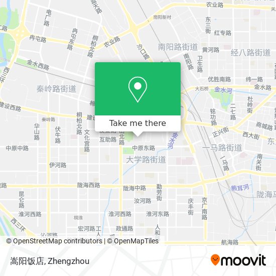 嵩阳饭店 map