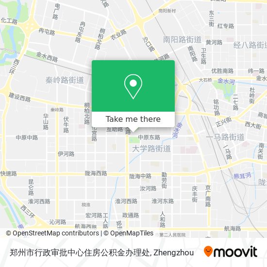 郑州市行政审批中心住房公积金办理处 map