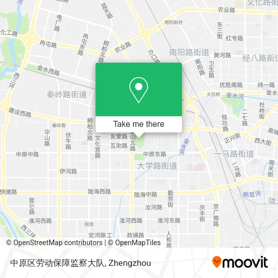 中原区劳动保障监察大队 map