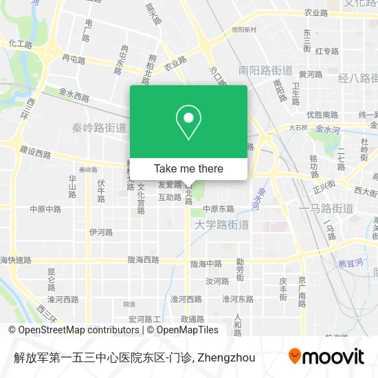 解放军第一五三中心医院东区-门诊 map