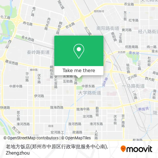 老地方饭店(郑州市中原区行政审批服务中心南) map