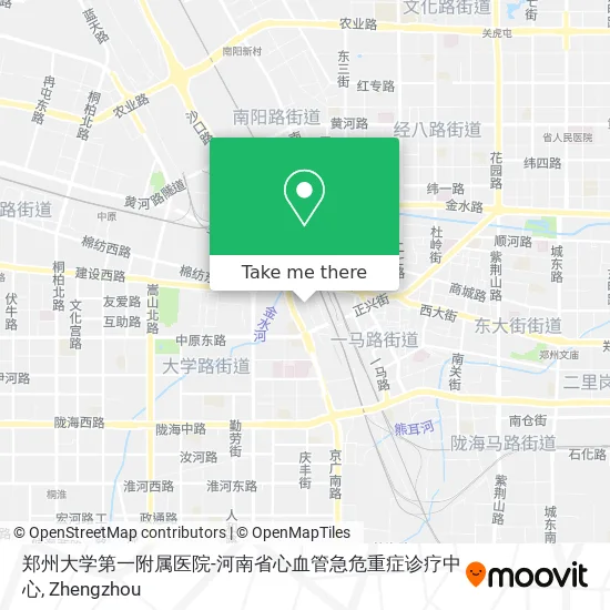 郑州大学第一附属医院-河南省心血管急危重症诊疗中心 map