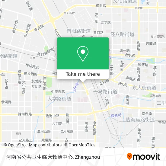 河南省公共卫生临床救治中心 map