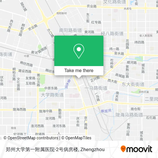 郑州大学第一附属医院-2号病房楼 map