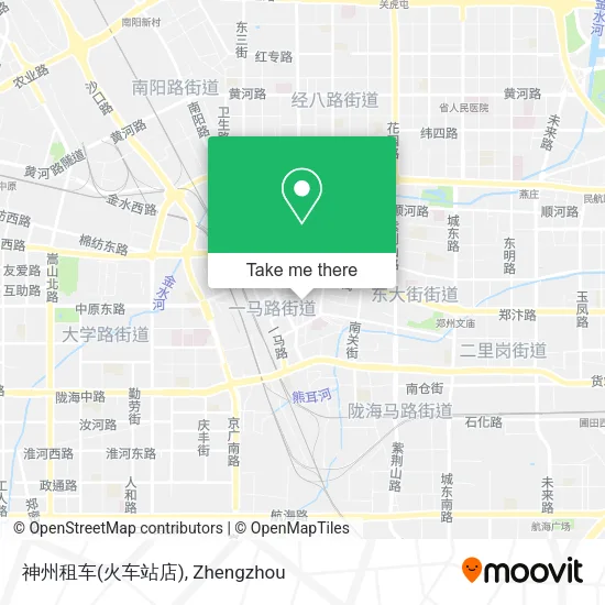 神州租车(火车站店) map