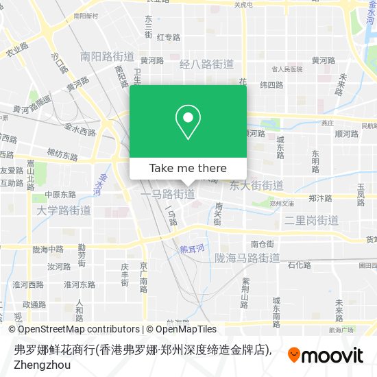 弗罗娜鲜花商行(香港弗罗娜·郑州深度缔造金牌店) map