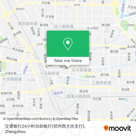 交通银行24小时自助银行(郑州西大街支行) map