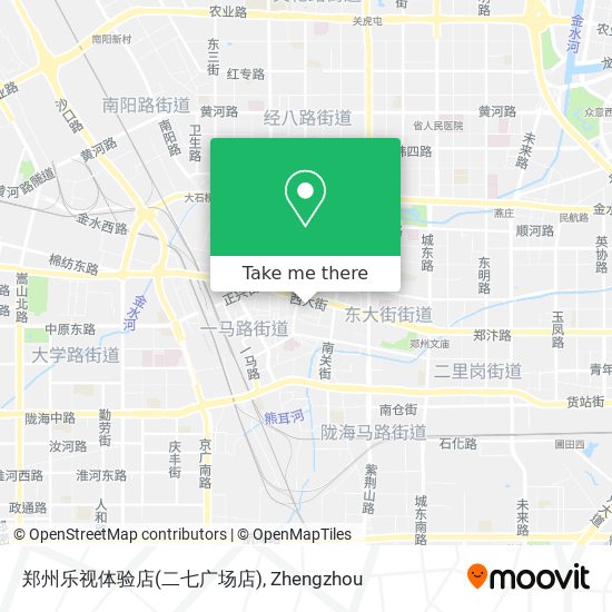 郑州乐视体验店(二七广场店) map