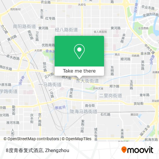 8度青春复式酒店 map