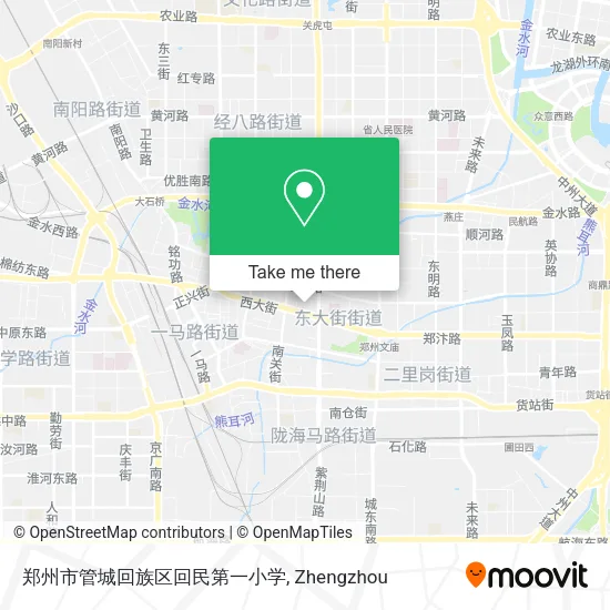 郑州市管城回族区回民第一小学 map