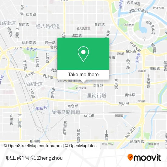 职工路1号院 map