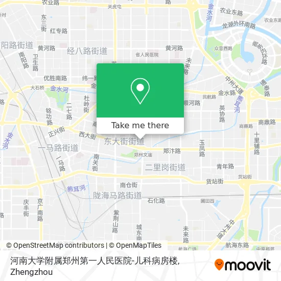 河南大学附属郑州第一人民医院-儿科病房楼 map