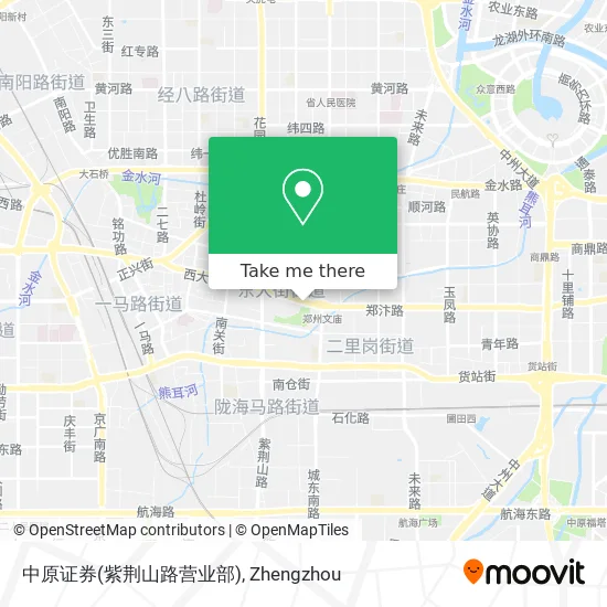 中原证券(紫荆山路营业部) map